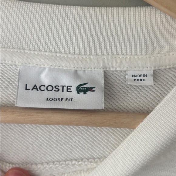 Lacoste LCST French Sportswear Crewneck Sweatshirt (Size M) - Picture 6 of 8